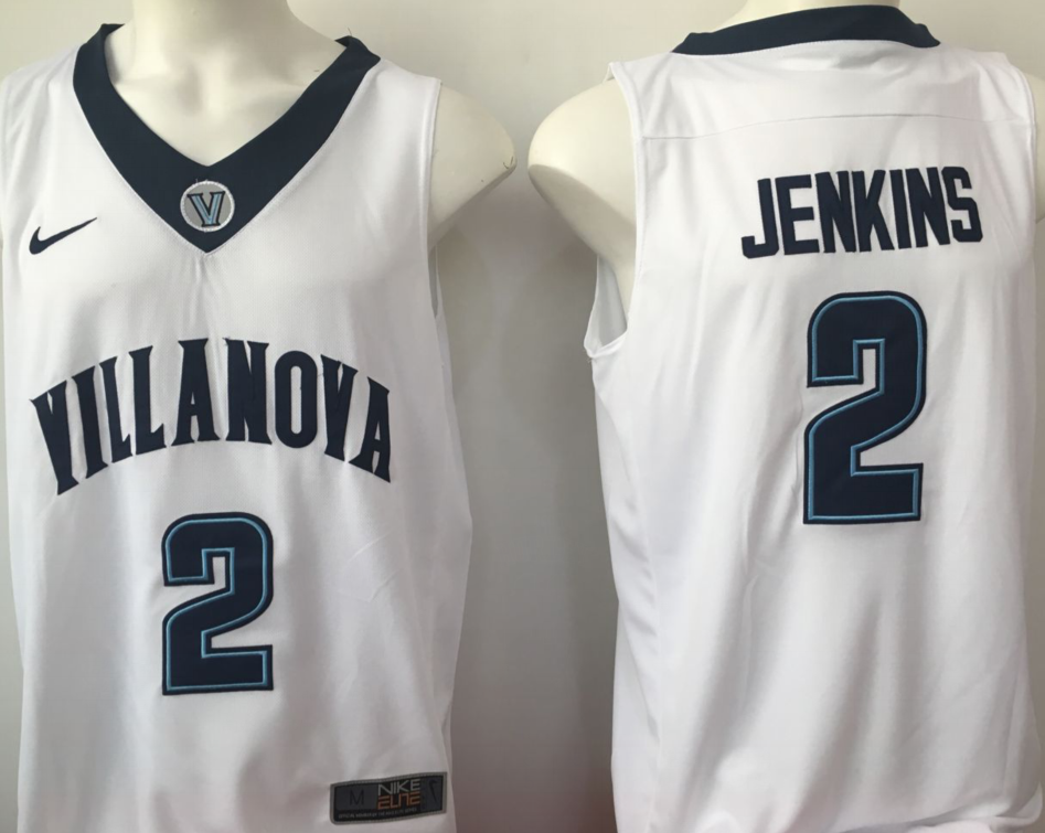 NCAA Men Villanova Wildcats White 2 jenkins